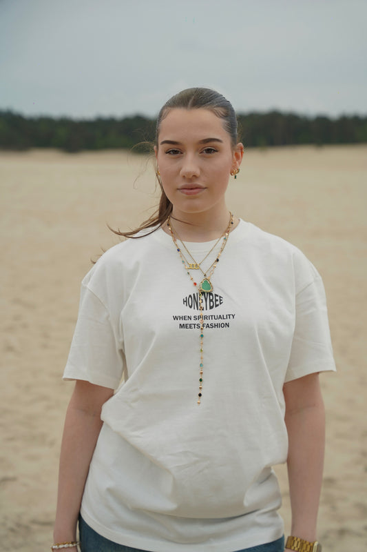 HONEYBEE TEE - OFF WHITE